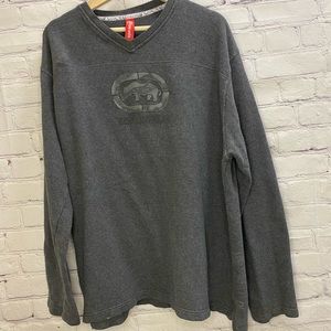 Ecko ✨ Unlimited Grey Cree Neck Sweatshirt Men’s size XL